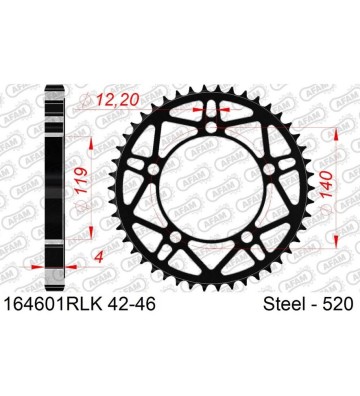 AFAM Rear Sprocket for S1000RR 19-