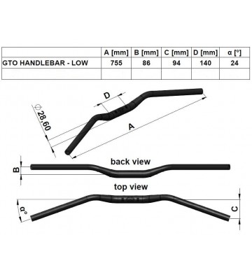 GILLES TOOLING Handlebar GTO-L