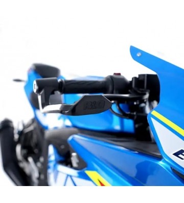 R&G Protector de Manete para RC 17- / GSX-R125 17- / Vit./Svart. 401 20- 23 / Svartpilen 125 21- / 390 Adventure 20- / Duke 24-