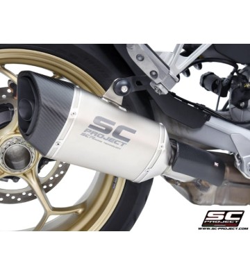 SC PROJECT Ponteira de Escape SC1-R para Moto Guzzi V100 MANDELLO 23-24