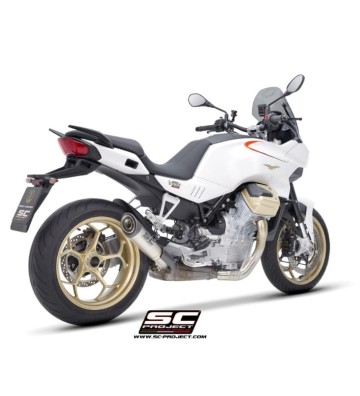 SC PROJECT Ponteira de Escape S1 para Moto Guzzi V100 MANDELLO 23-24