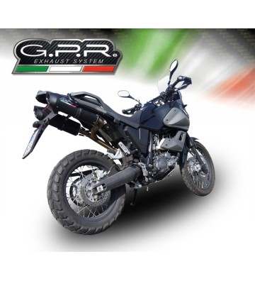 GPR FURORE NERO Ponteiras de escape para Yamaha XT660Z Ténéré 2008-2016