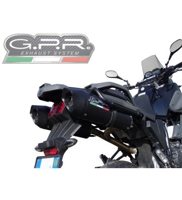 GPR FURORE NERO Ponteiras de escape para Yamaha XT660Z Ténéré 2008-2016