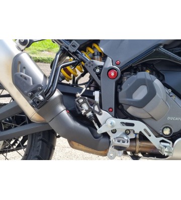 CNC RACING Exhaust Silencer Carbon Full Guard for DUCATI DesertX 22-