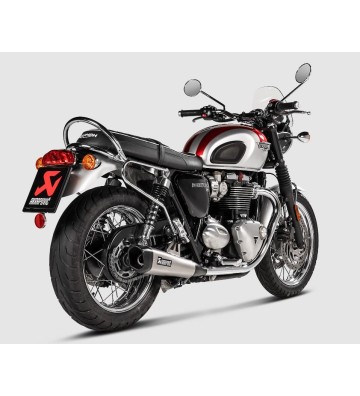 AKRAPOVIC Ponteiras de Escape para Triumph Bonneville T100 16-20 / Bonneville T120 16-20