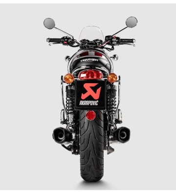 AKRAPOVIC Ponteiras de Escape para Triumph Bonneville T100 16-20 / Bonneville T120 16-20