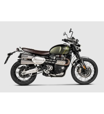 AKRAPOVIC Ponteiras de escape para Triumph Scrambler 1200 19-20