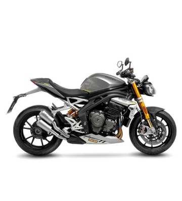 LEOVINCE NERO Slip-ons for Triumph SPEED TRIPLE 1200 RR/RS 21-