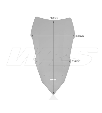 WRS Touring Windscreen for Yamaha MT-09 TRACER 2015-2017