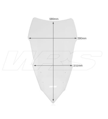 WRS Touring Windscreen for Yamaha MT-09 TRACER 2015-2017