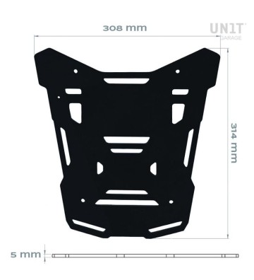 UNIT GARAGE Atlas Top Case Luggage Rack Plate for BMW R1300 GS 23-