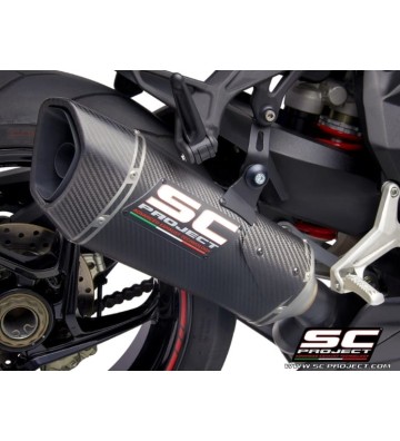 SC PROJECT Ponteira de Escape SC1-R em Carbono para MV Agusta F3 800 17-24