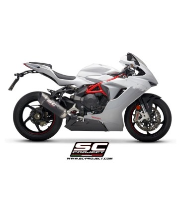 SC PROJECT Ponteira de Escape SC1-R em Carbono para MV Agusta F3 800 17-24