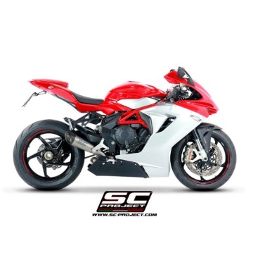 SC PROJECT Ponteira de Escape S1 para MV Agusta F3 800 17-24