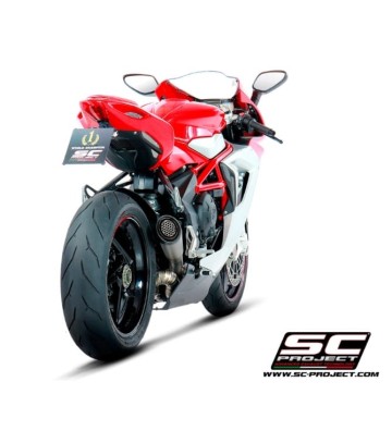 SC PROJECT Ponteira de Escape S1 para MV Agusta F3 800 17-24