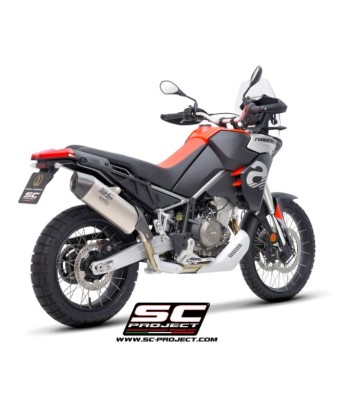 SC PROJECT Ponteira de Escape X-Plorer II GT para Aprilia Tuareg 660 22-24