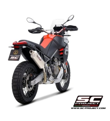 SC PROJECT Ponteira de Escape Rally Raid para Aprilia Tuareg 660 22-24