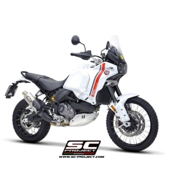 SC PROJECT Ponteira de Escape Rally Raid para Ducati DesertX 22-