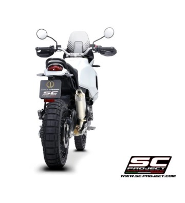 SC PROJECT Ponteira de Escape Rally Raid para Ducati DesertX 22-24