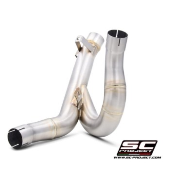 SC PROJECT Racing De-Cat Link Pipe for Ducati DesertX 22-24