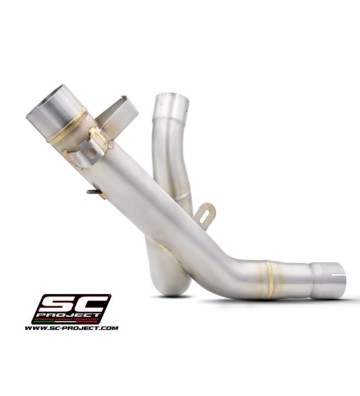 SC PROJECT Racing De-Cat Link Pipe for Ducati DesertX 22-24