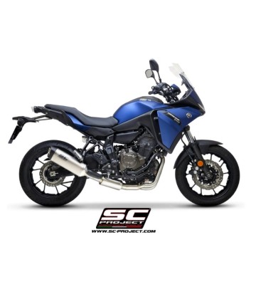 SC PROJECT Full Exhaust System with SC1-S Slip-on for Yamaha Tracer 7 21-24