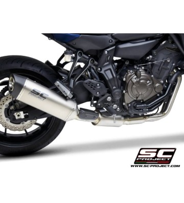 SC PROJECT Full Exhaust System with SC1-S Slip-on for Yamaha Tracer 7 21-24