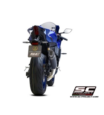 SC PROJECT Full Exhaust System with SC1-S Slip-on for Yamaha YZF-R7 21-