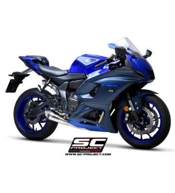 SC PROJECT Full Exhaust System with S1 Slip-on for Yamaha YZF-R7 21-24