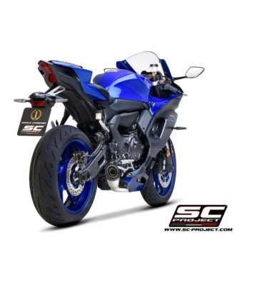 SC PROJECT Full Exhaust System with S1 Slip-on for Yamaha YZF-R7 21-24