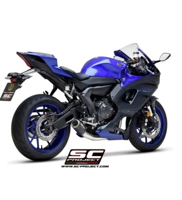 SC PROJECT Full Racing Exhaust System with CR-T Slip-on for Yamaha YZF-R7 21-