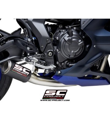 SC PROJECT Full Racing Exhaust System with CR-T Slip-on for Yamaha YZF-R7 21-