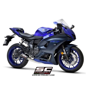 SC PROJECT Full Racing Exhaust System with CR-T Slip-on for Yamaha YZF-R7 21-