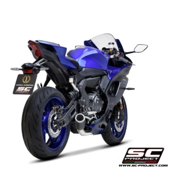 SC PROJECT Full Racing Exhaust System with CR-T Slip-on for Yamaha YZF-R7 21-