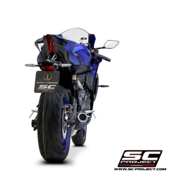 SC PROJECT Full Racing Exhaust System with CR-T Slip-on for Yamaha YZF-R7 21-