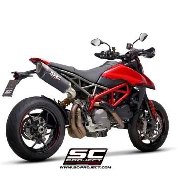 SC PROJECT Ponteira de Escape SC1-R para Ducati Hypermotard 950 SP 21-24