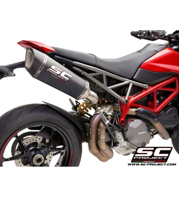 SC PROJECT Ponteira de Escape SC1-R para Ducati Hypermotard 950 SP 21-24