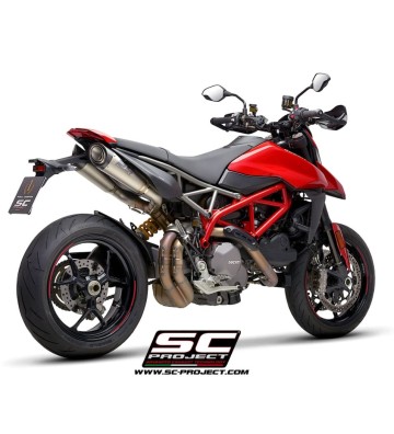 SC PROJECT Par de Ponteiras de Escape S1 para Ducati Hypermotard 950 SP 21-24