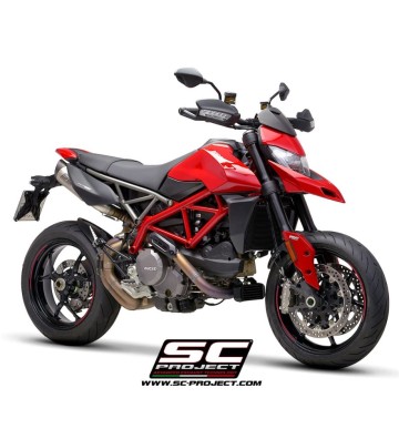 SC PROJECT Par de Ponteiras de Escape S1 para Ducati Hypermotard 950 SP 21-24