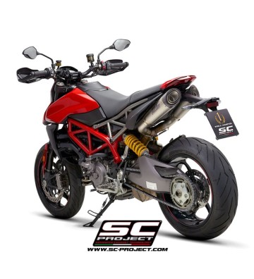 SC PROJECT Par de Ponteiras de Escape S1 para Ducati Hypermotard 950 SP 21-24