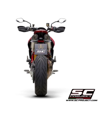 SC PROJECT Par de Ponteiras de Escape S1 para Ducati Hypermotard 950 SP 21-24