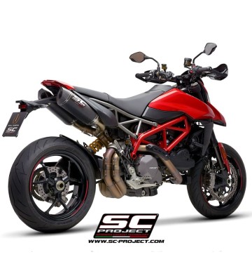 SC PROJECT Par de Ponteiras de Escape SC1-M para Ducati Hypermotard 950 SP 21-24