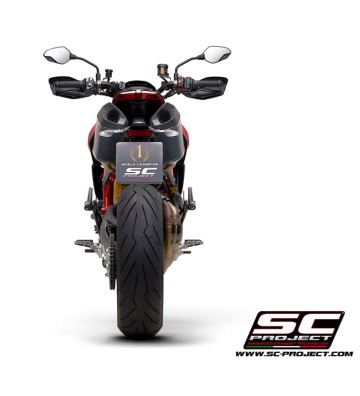 SC PROJECT Par de Ponteiras de Escape SC1-M para Ducati Hypermotard 950 SP 21-24