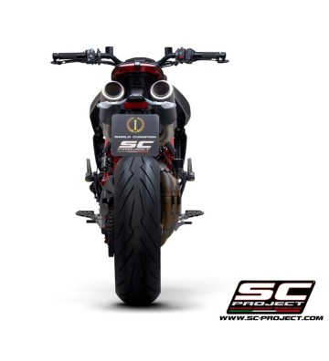 SC PROJECT CR-T M2 Slip-on Pair for Ducati Hypermotard 950 SP 21-24