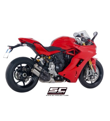 SC PROJECT CR-T Twin Slip-ons for Ducati SuperSport 17-20