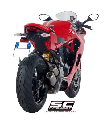 SC PROJECT CR-T Twin Slip-ons for Ducati SuperSport 21-24