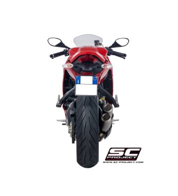 SC PROJECT CR-T Twin Slip-ons for Ducati SuperSport 21-24