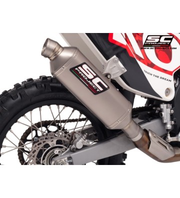 SC PROJECT Rally Raid Slip-on for KOVE 450 Rally 23-24