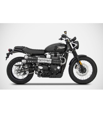 ZARD Ponteiras de Escape SIX DAYS para Triumph Street Scrambler 900 21-23