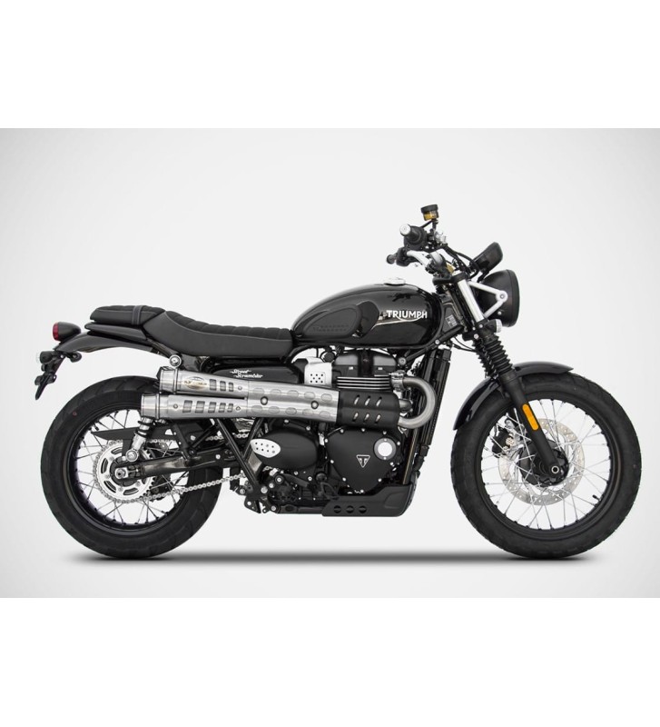 ZARD Ponteiras de Escape SIX DAYS Racing para Triumph Street Scrambler 900 21-23